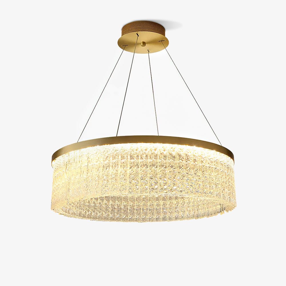 Seluira Chandelier Round Halo Crystal