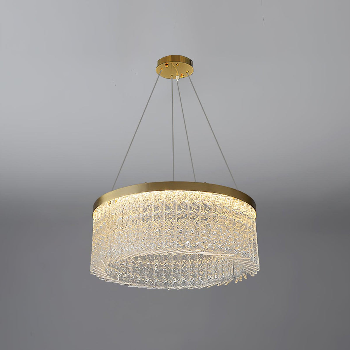 Seluira Chandelier Round Halo Crystal