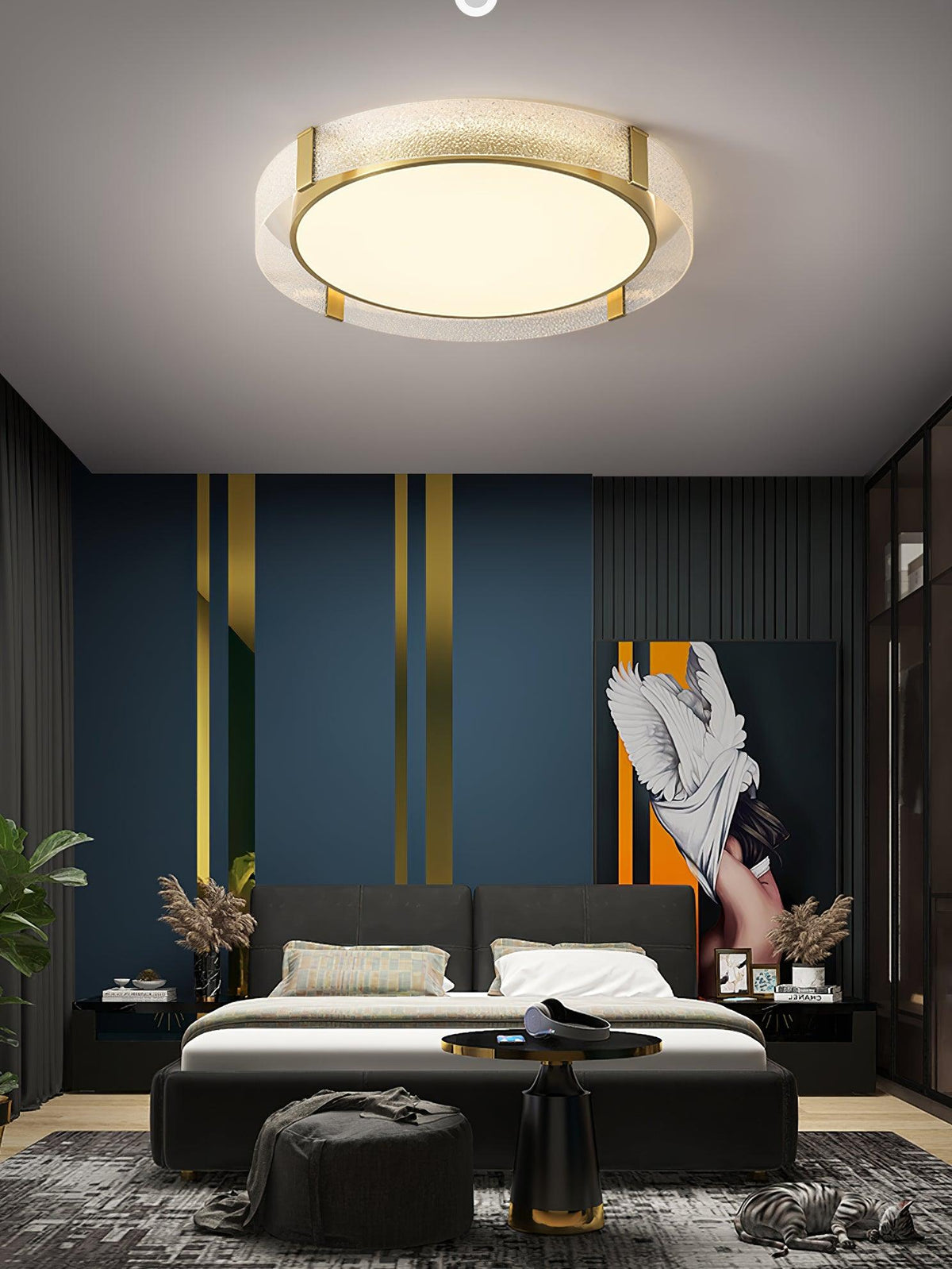 Erliris Round Low Profile Ceiling Light