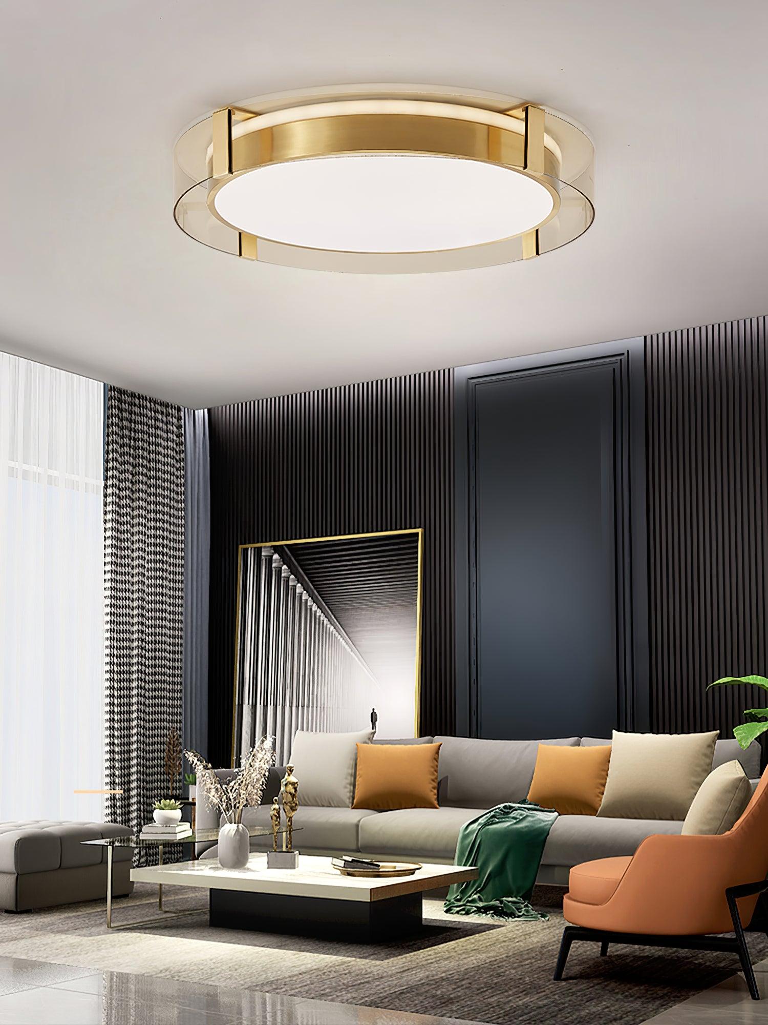 Erliris Round Low Profile Ceiling Light