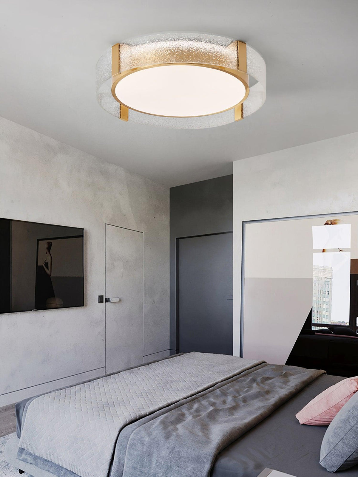 Erliris Round Low Profile Ceiling Light