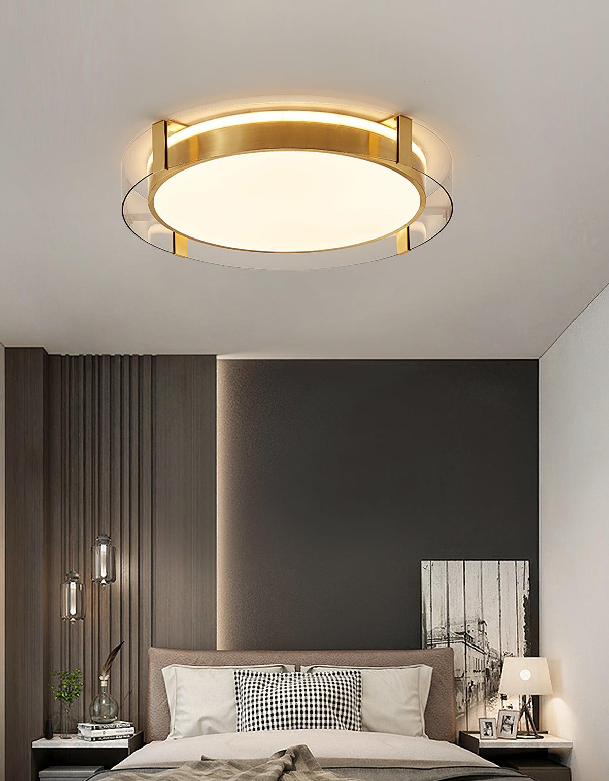 Erliris Round Low Profile Ceiling Light