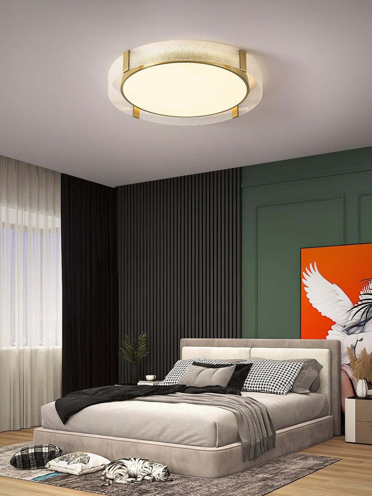 Erliris Round Low Profile Ceiling Light