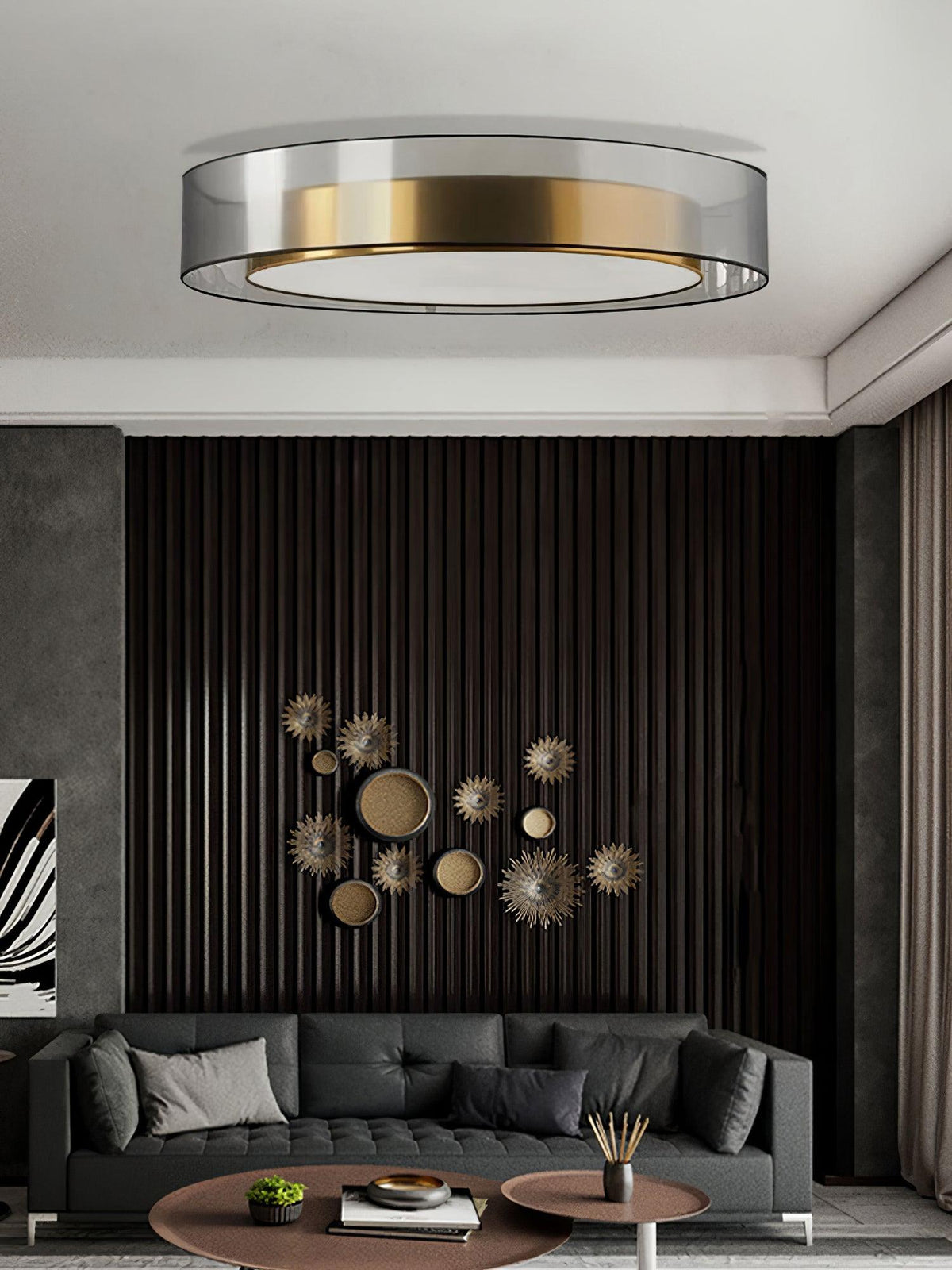 Erliris Round Low Profile Ceiling Light