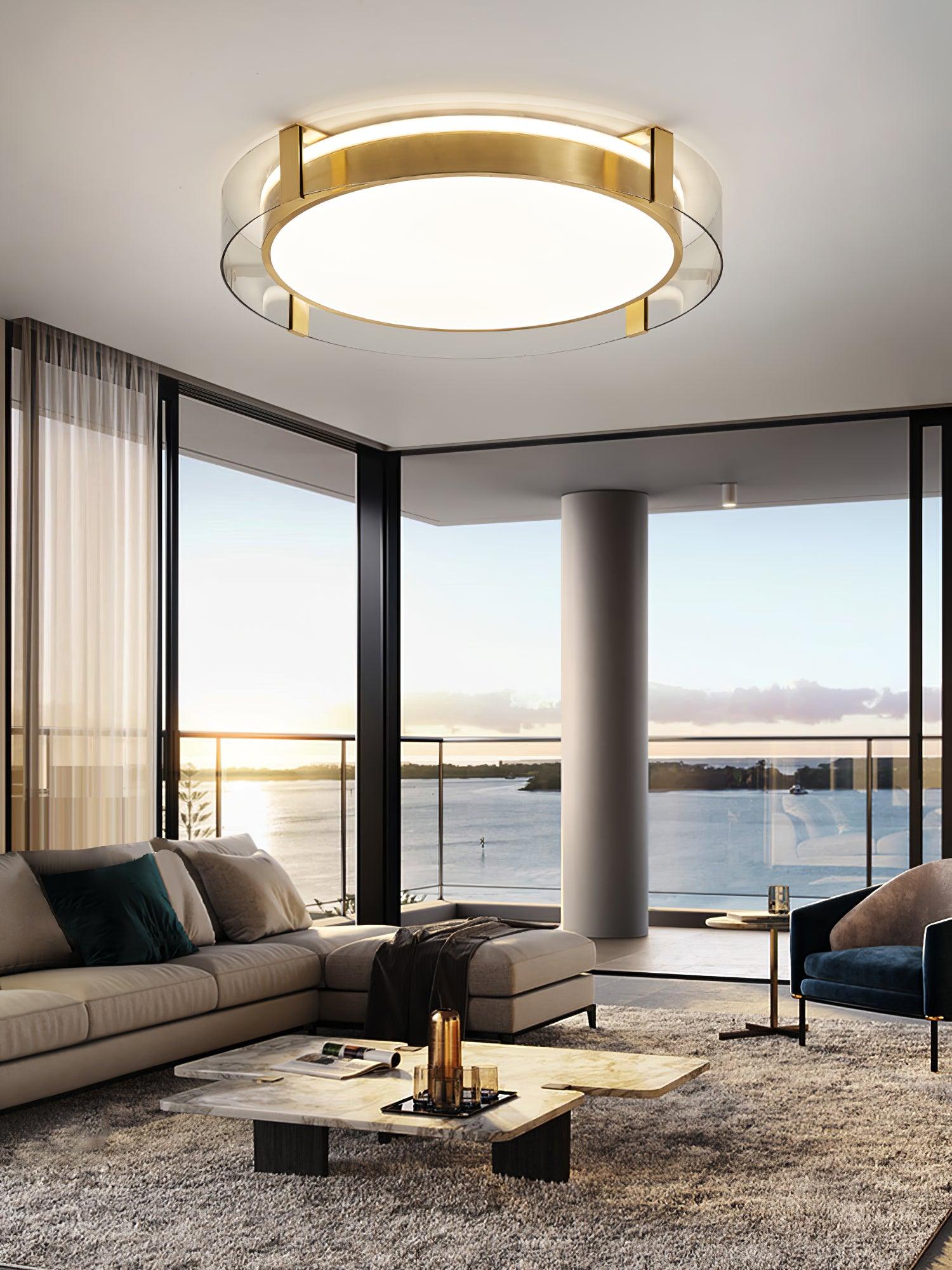 Erliris Round Low Profile Ceiling Light