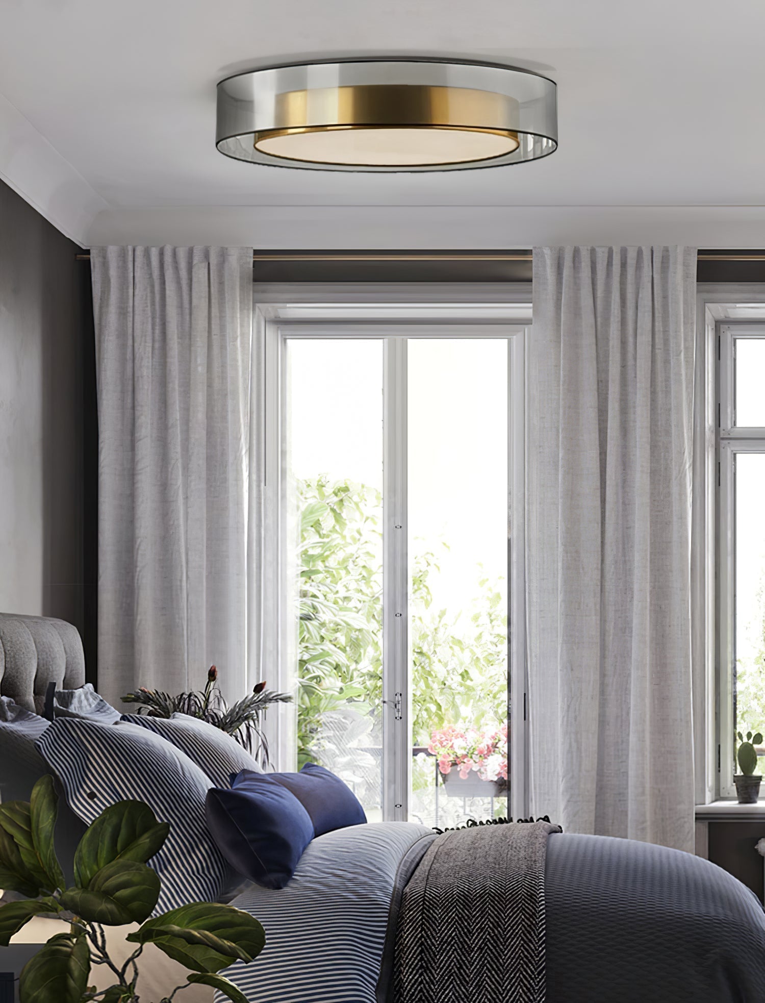 Erliris Round Low Profile Ceiling Light