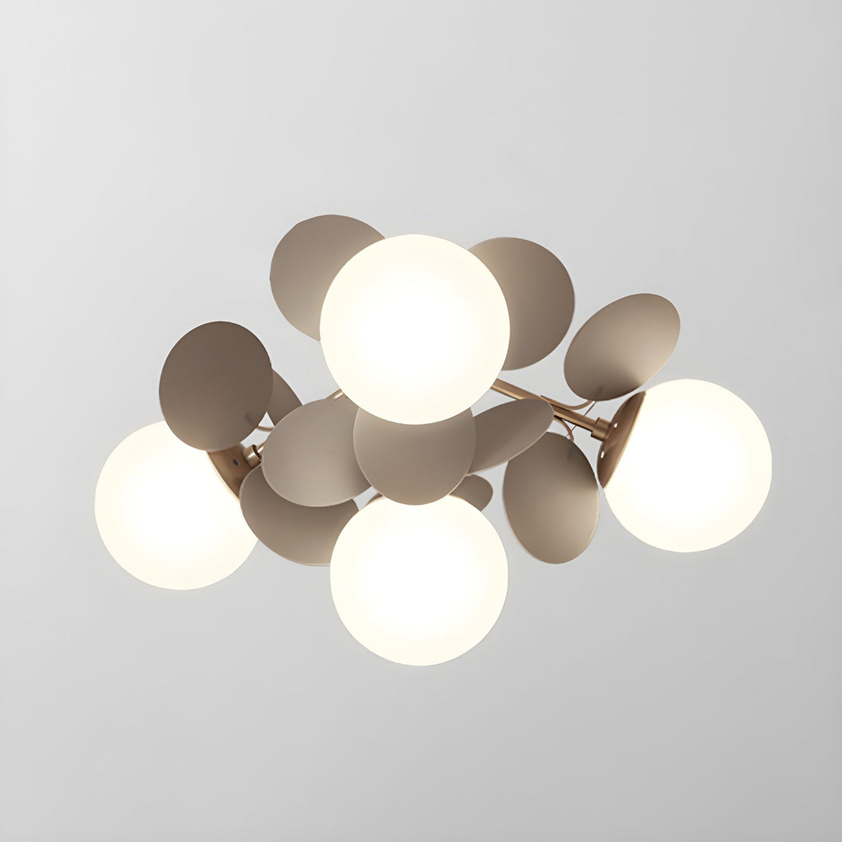 Fioragrove Round Macaron Flush Mount Ceiling Light