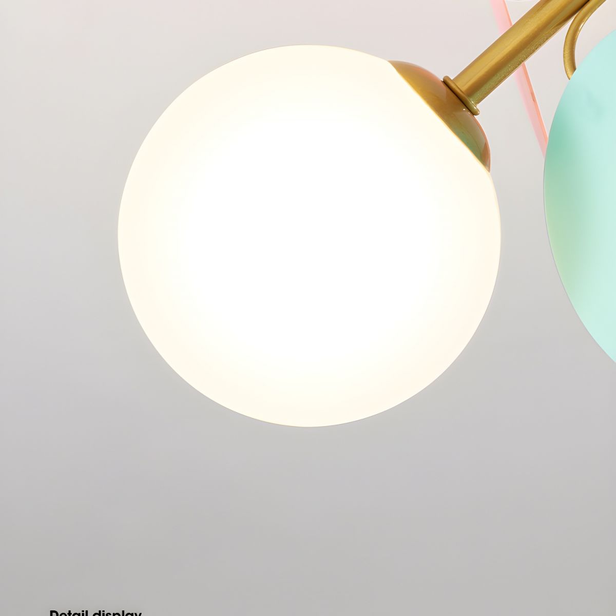 Fioragrove Round Macaron Flush Mount Ceiling Light