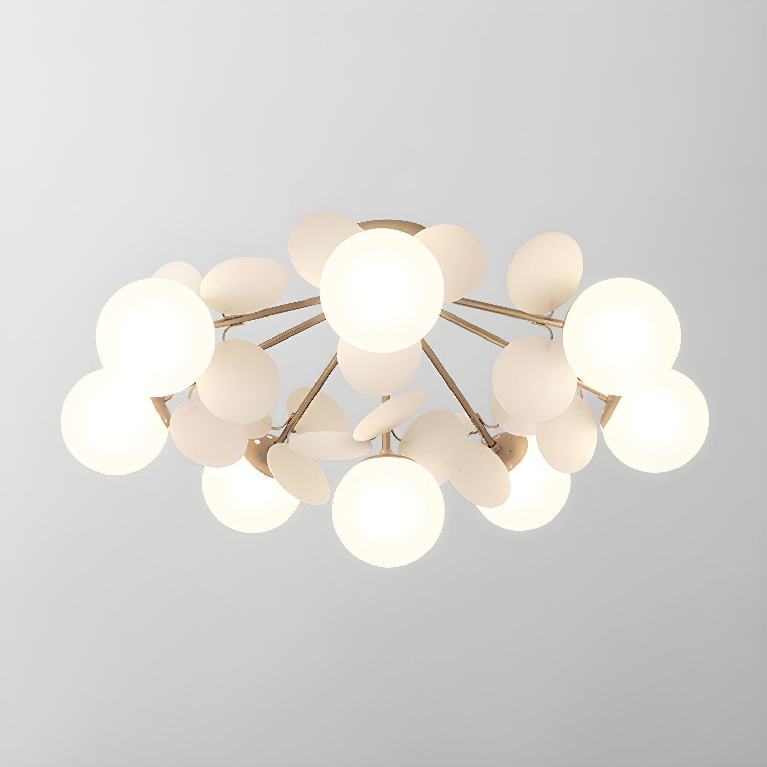 Fioragrove Round Macaron Flush Mount Ceiling Light
