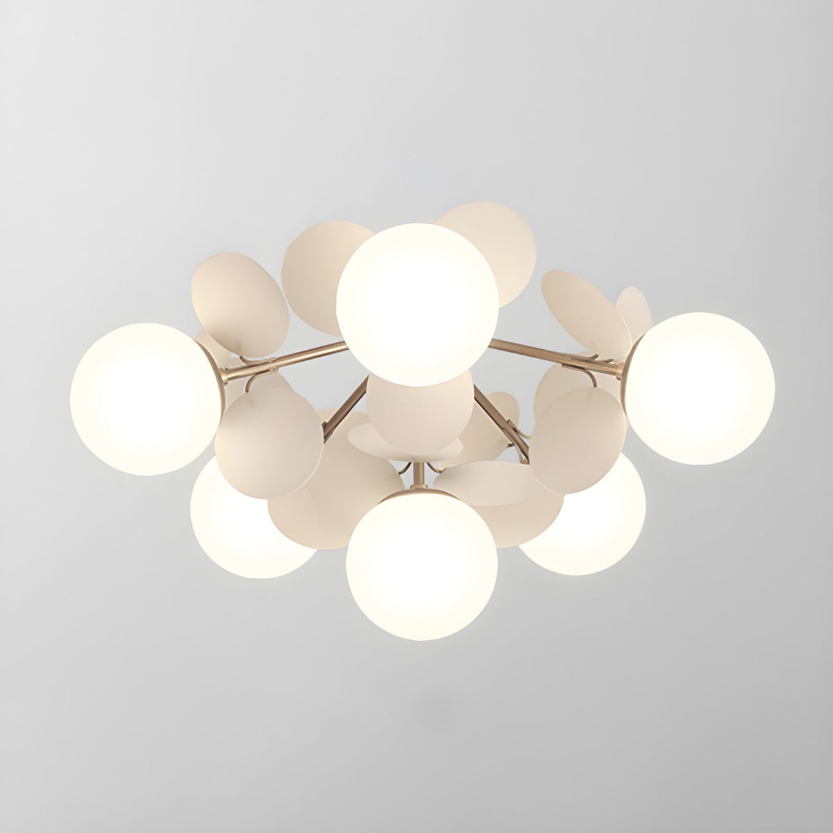 Fioragrove Round Macaron Flush Mount Ceiling Light