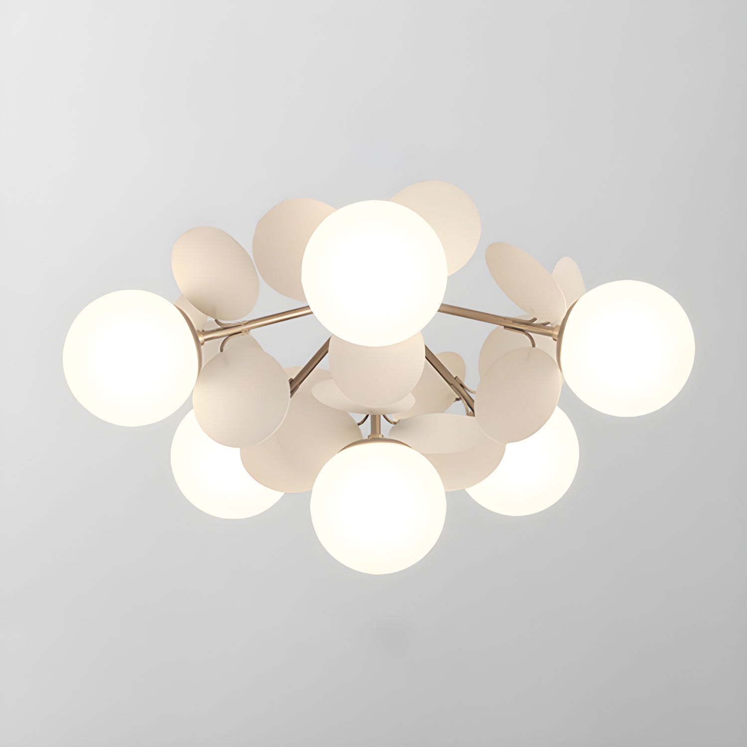 Fioragrove Round Macaron Flush Mount Ceiling Light