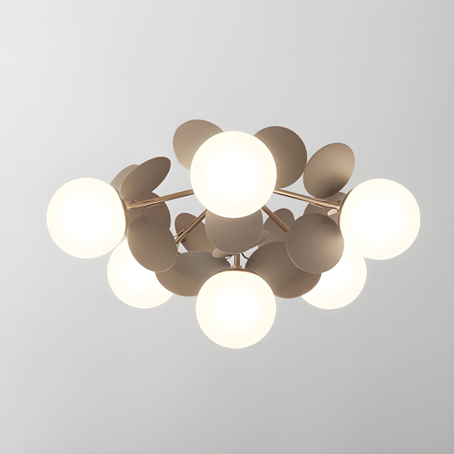 Fioragrove Round Macaron Flush Mount Ceiling Light