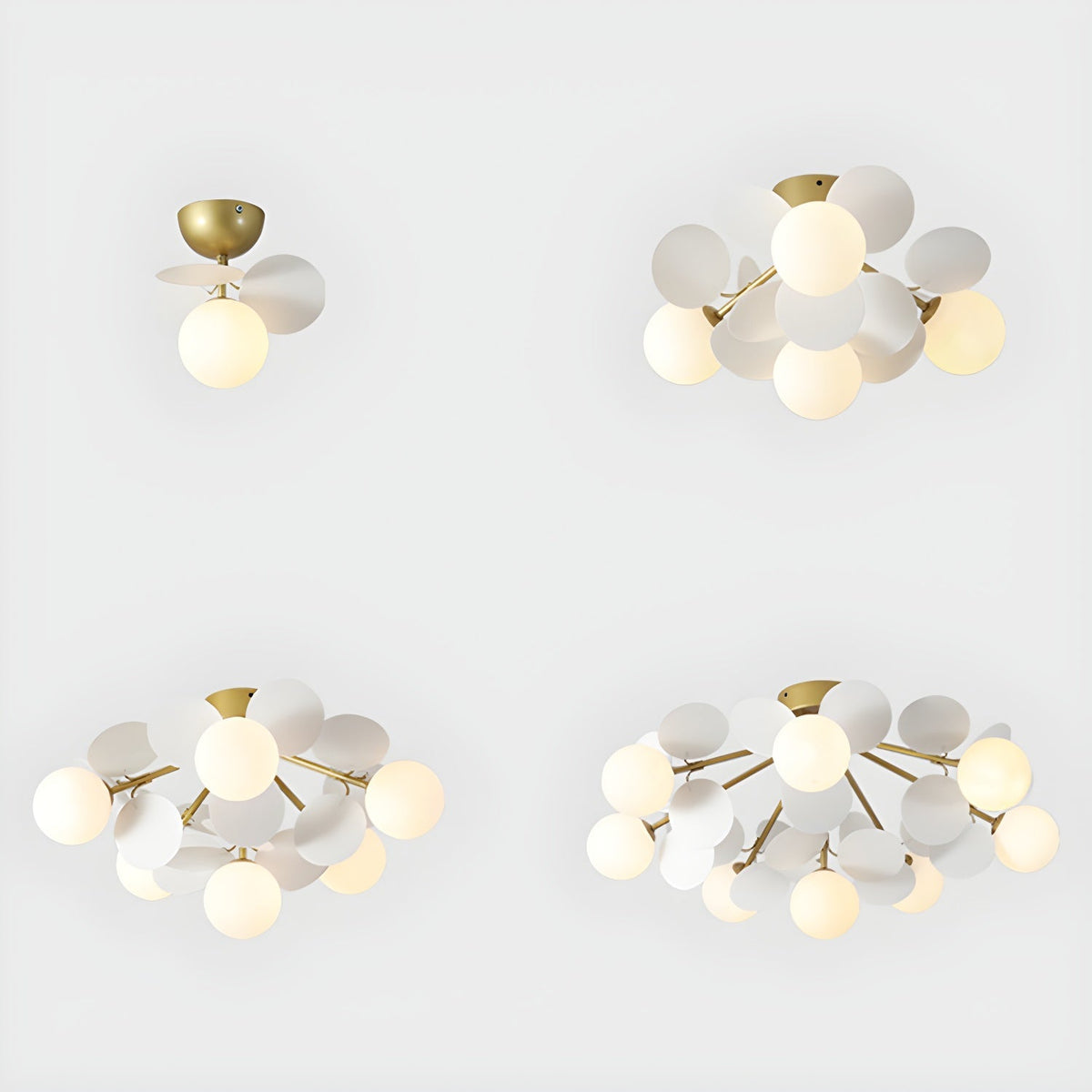 Fioragrove Round Macaron Flush Mount Ceiling Light