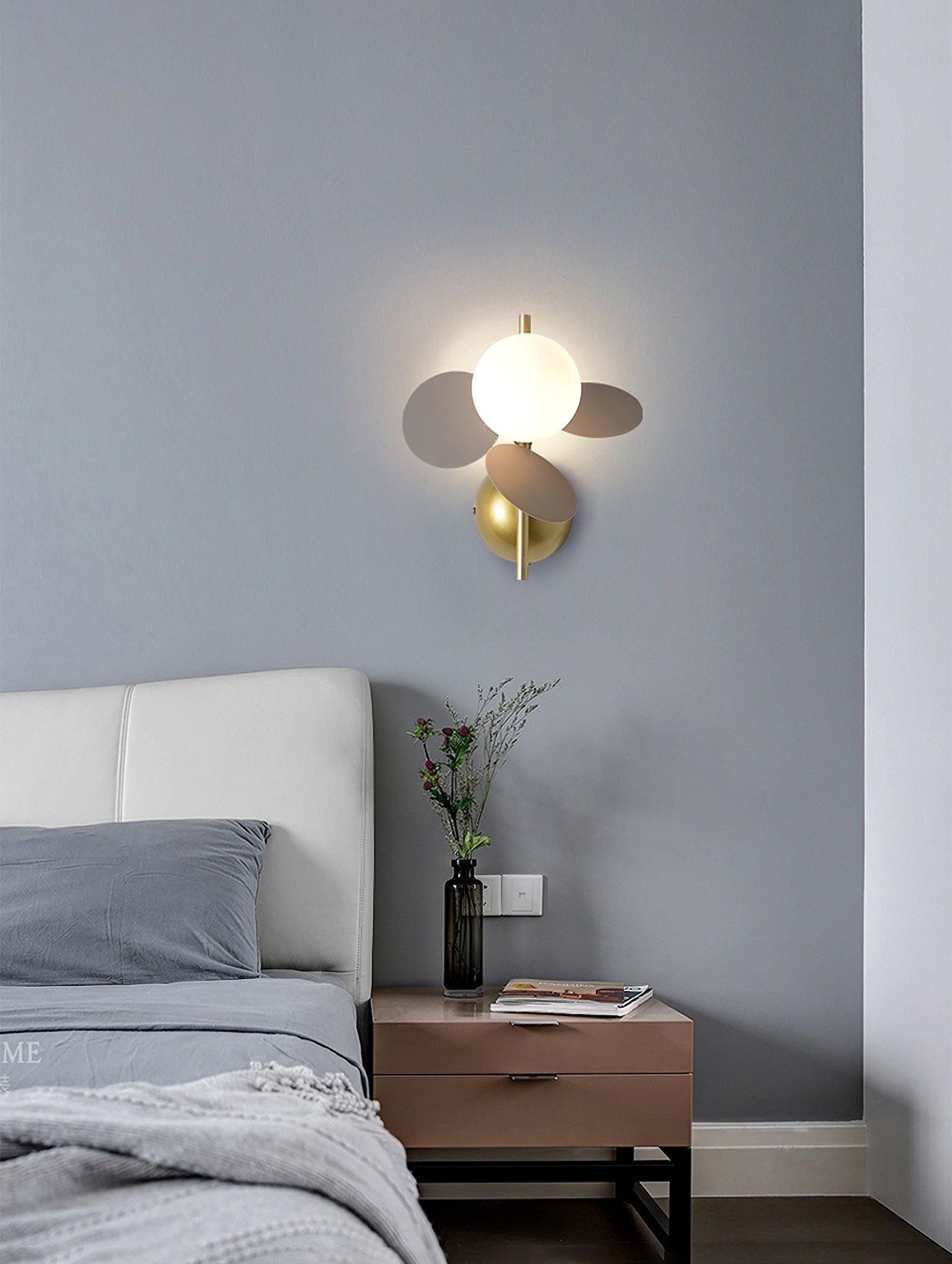 Culoren Round Nordic Art Glass Wall Lamp