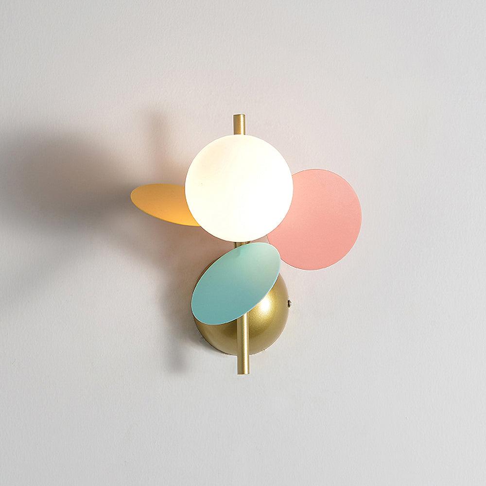 Culoren Round Nordic Art Glass Wall Lamp