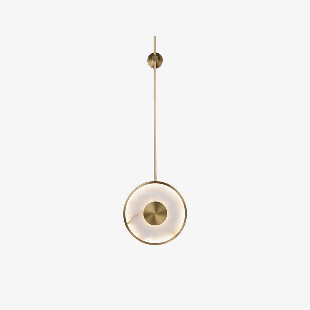 Vevelila Minimalist Alabaster Pendant Light - Neutral Decor
