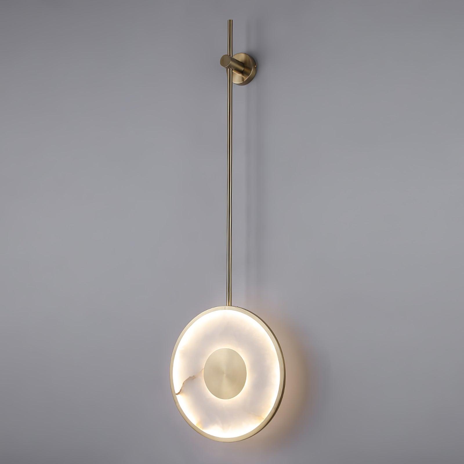 Vevelila Minimalist Alabaster Pendant Light - Neutral Decor