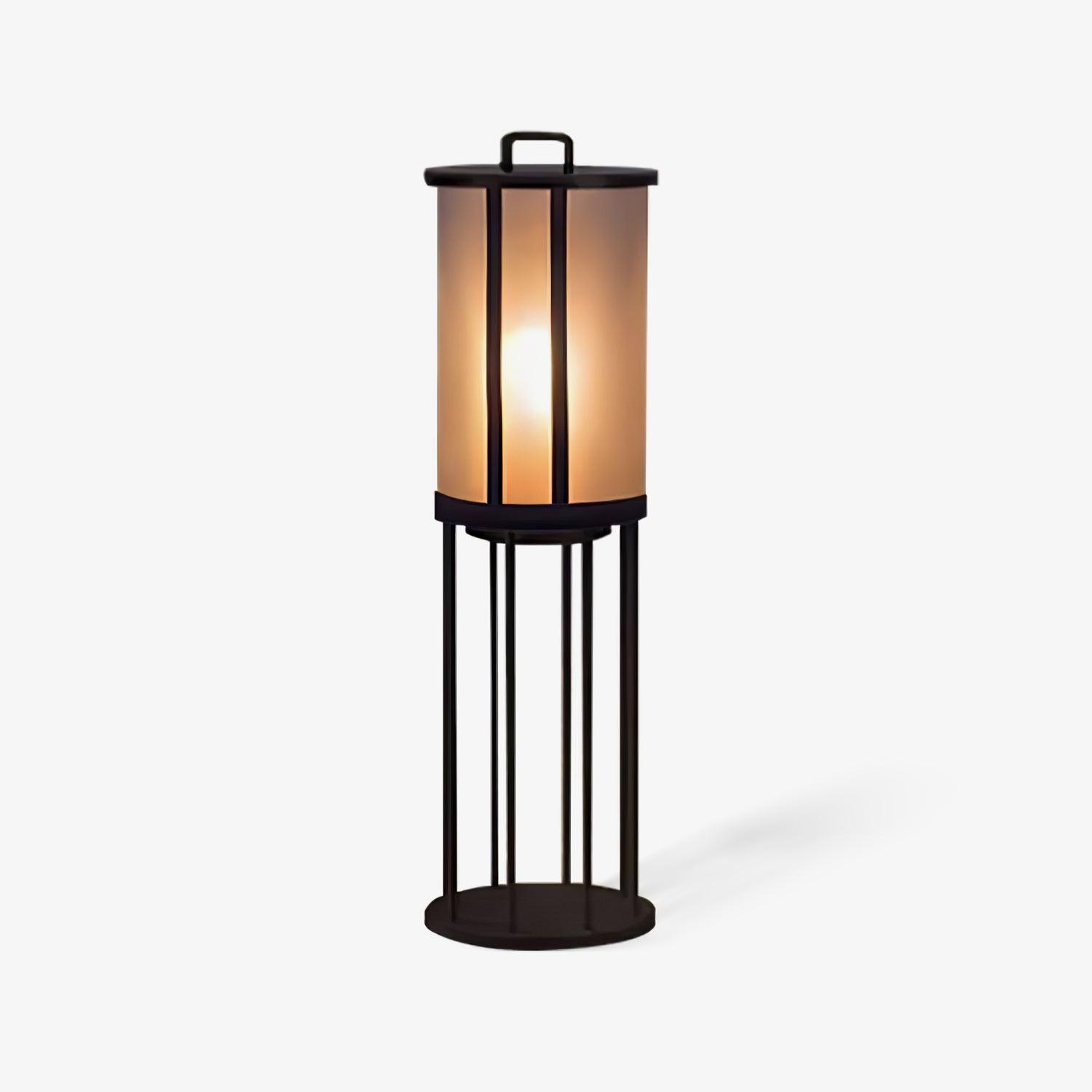 Elrinarae Round Pillar  Lantern Outdoor Lamp