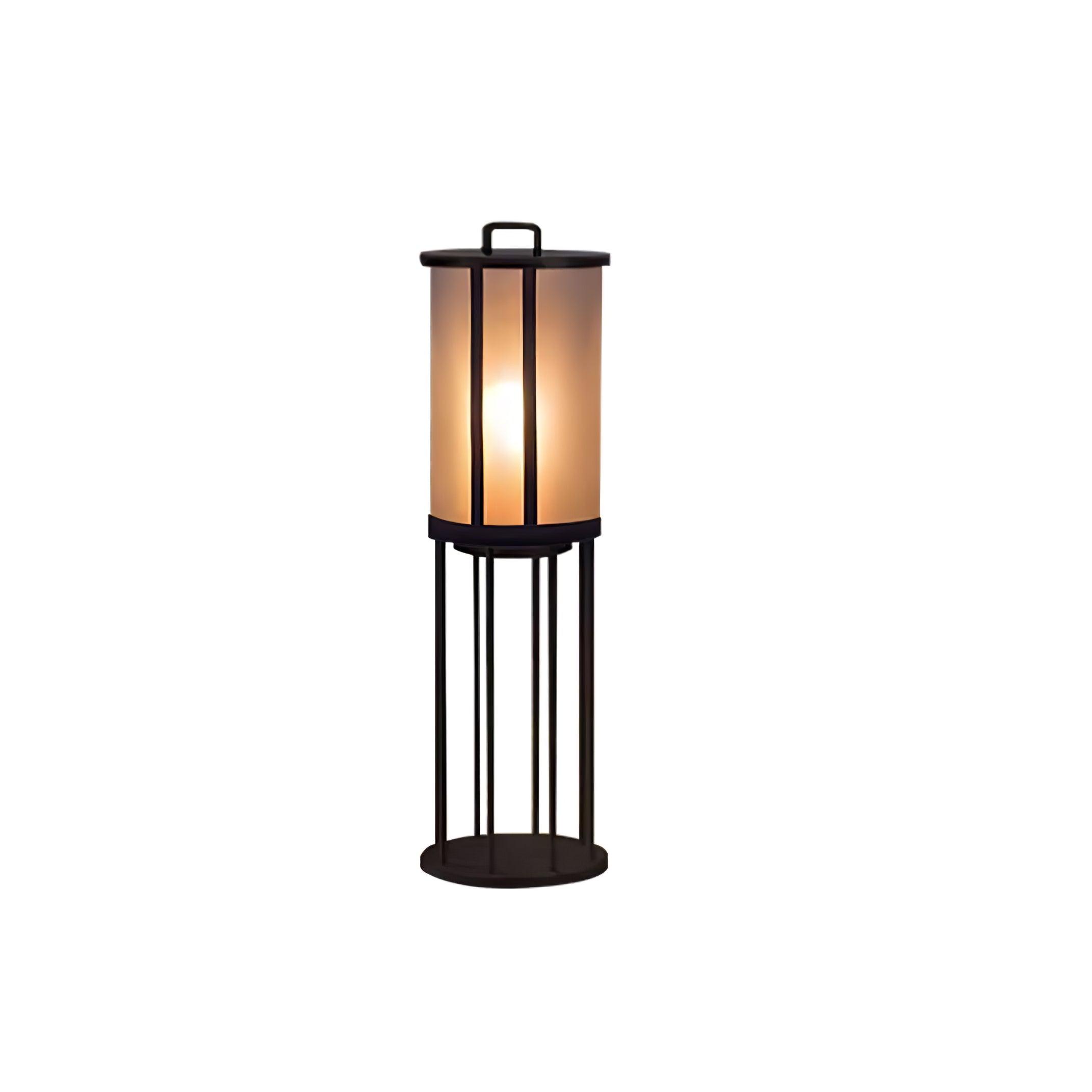 Elrinarae Round Pillar  Lantern Outdoor Lamp