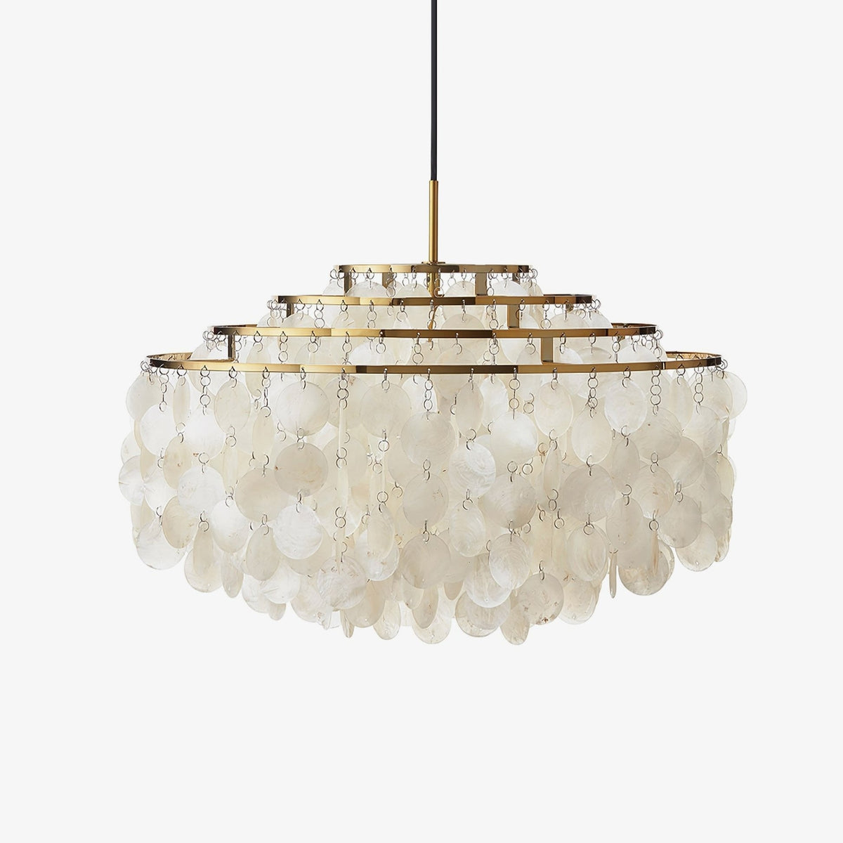 Rivena Pendant Lamp Round Shell Ring