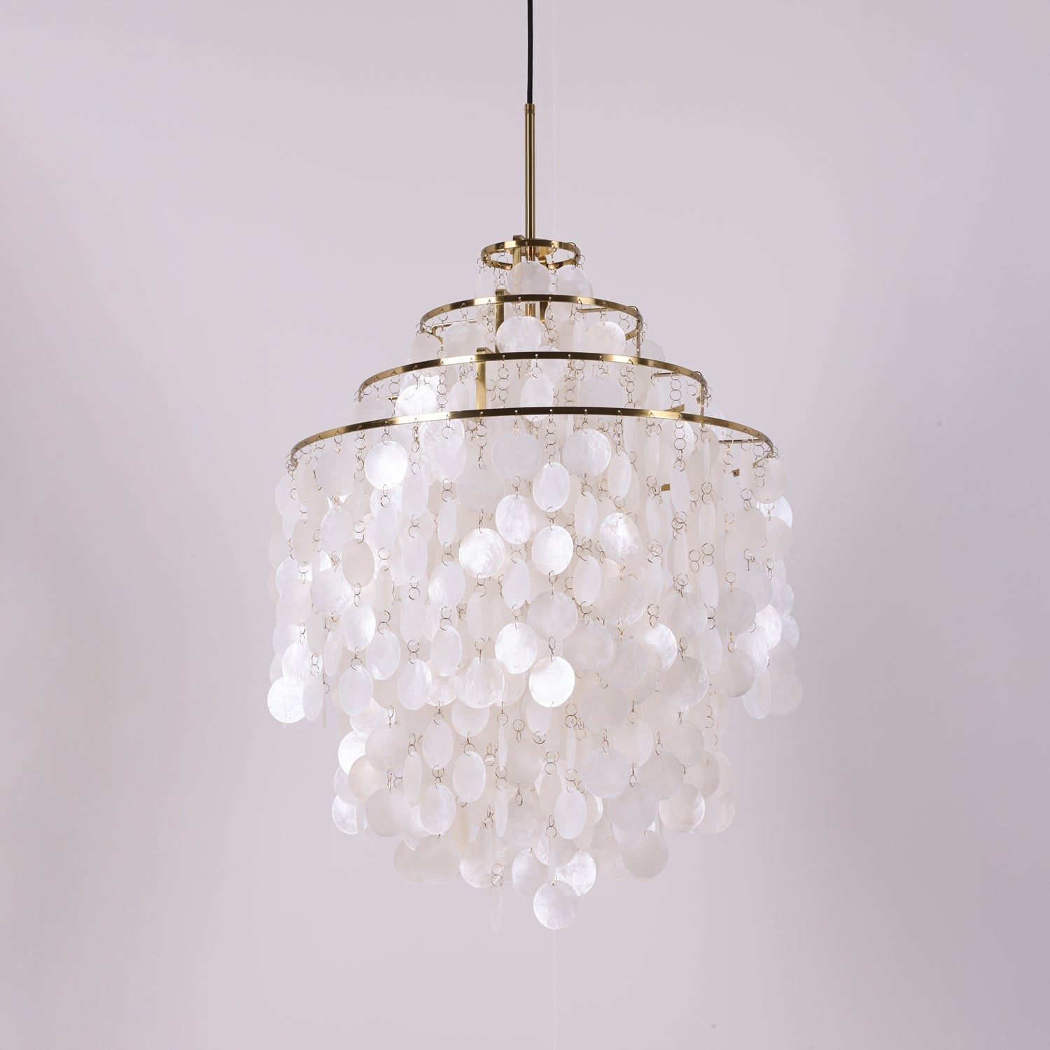 Rivena Pendant Lamp Round Shell Ring