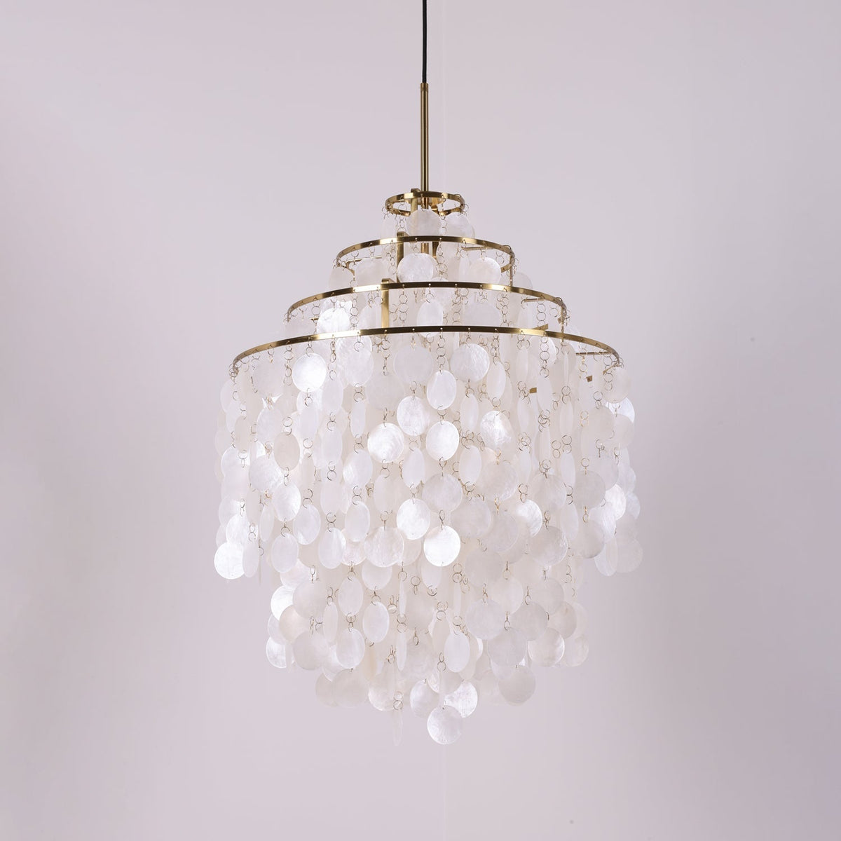 Rivena Pendant Lamp Round Shell Ring