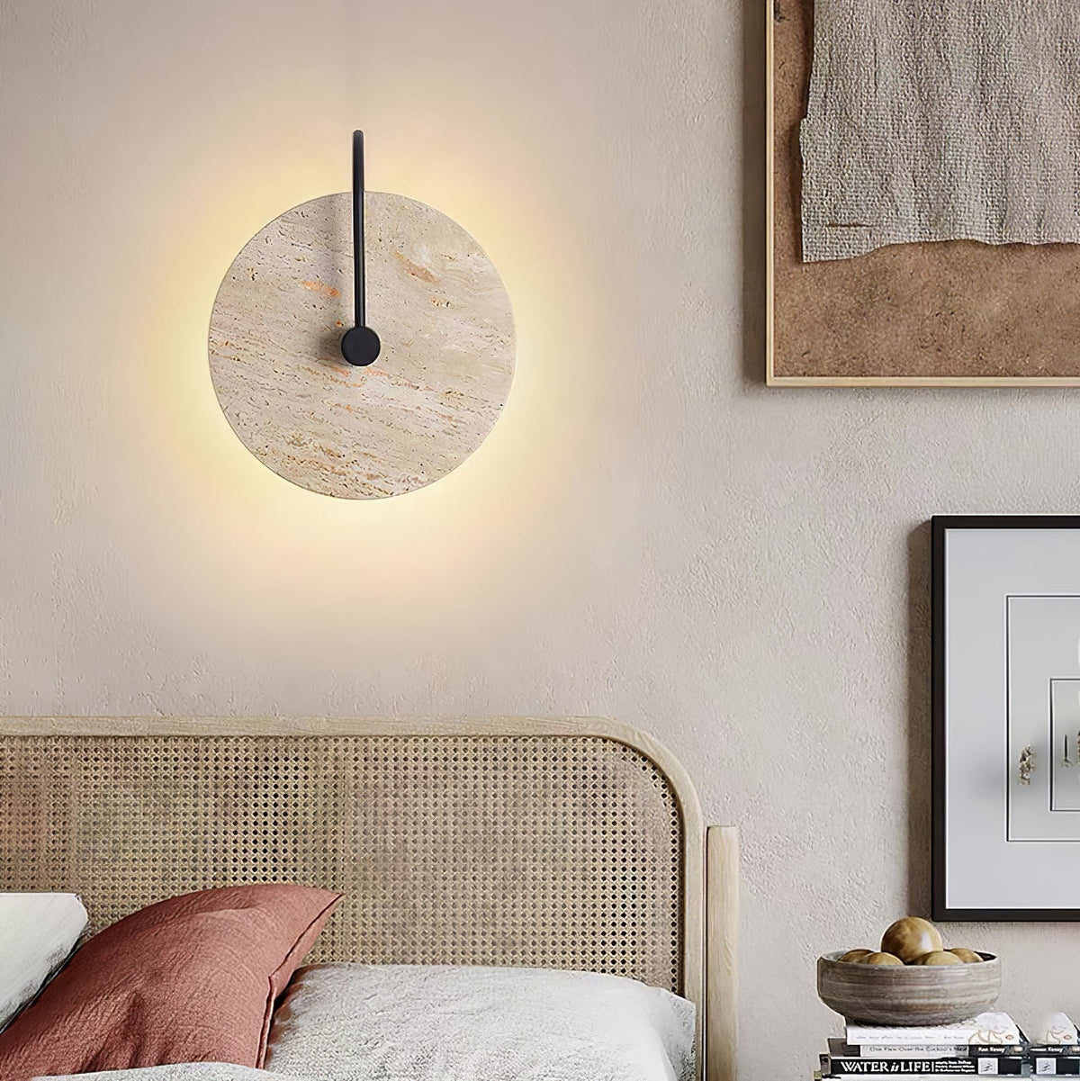 Ulsk Travertine Wall Light