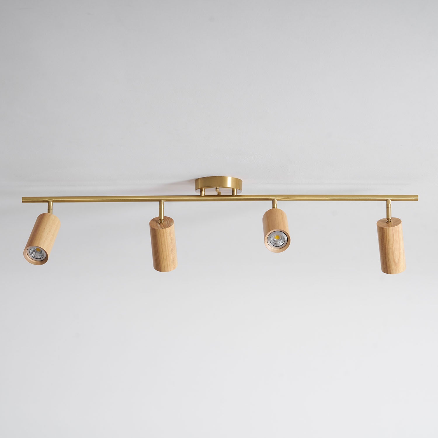 Caspwell Wood Flush Mount Ceiling Light