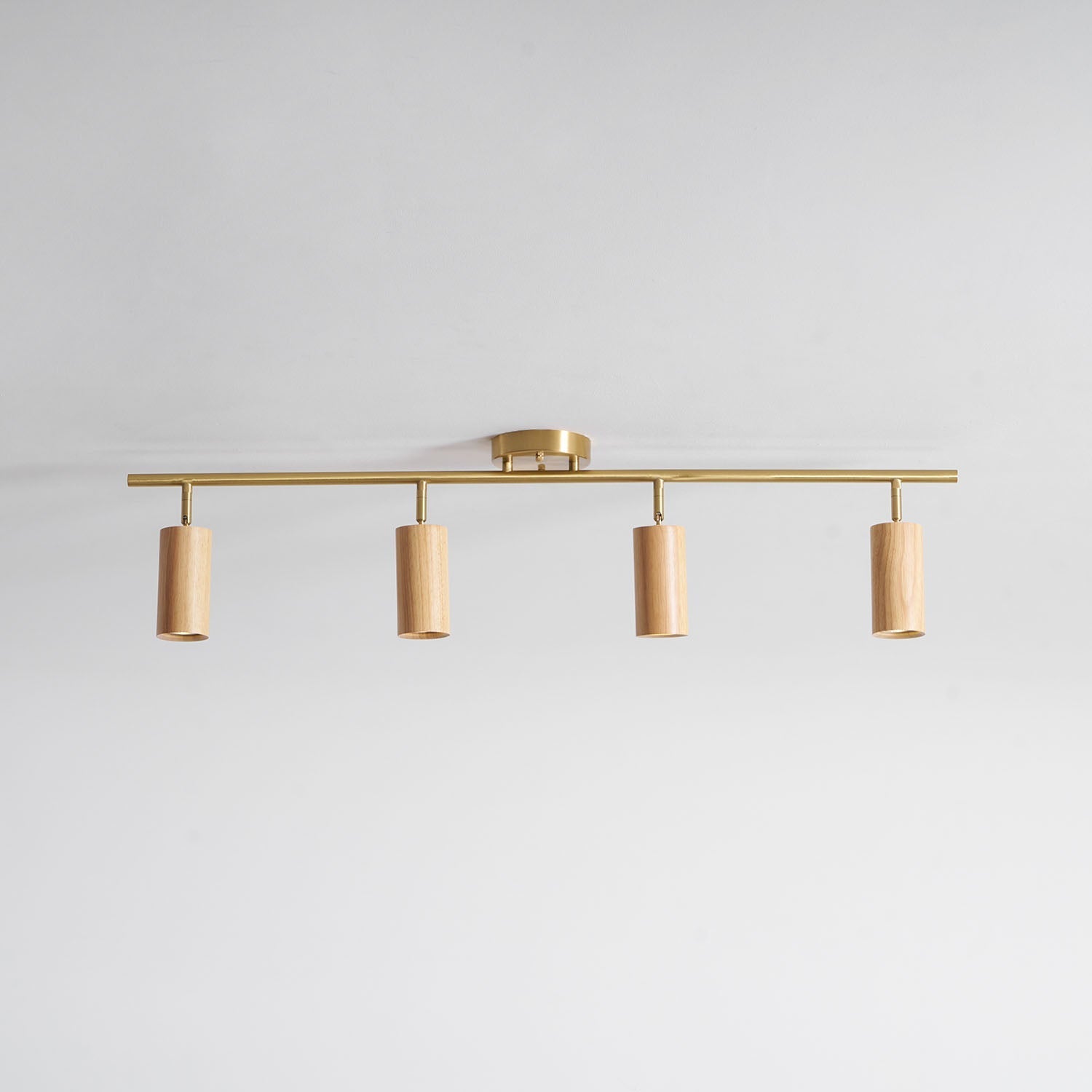 Caspwell Wood Flush Mount Ceiling Light