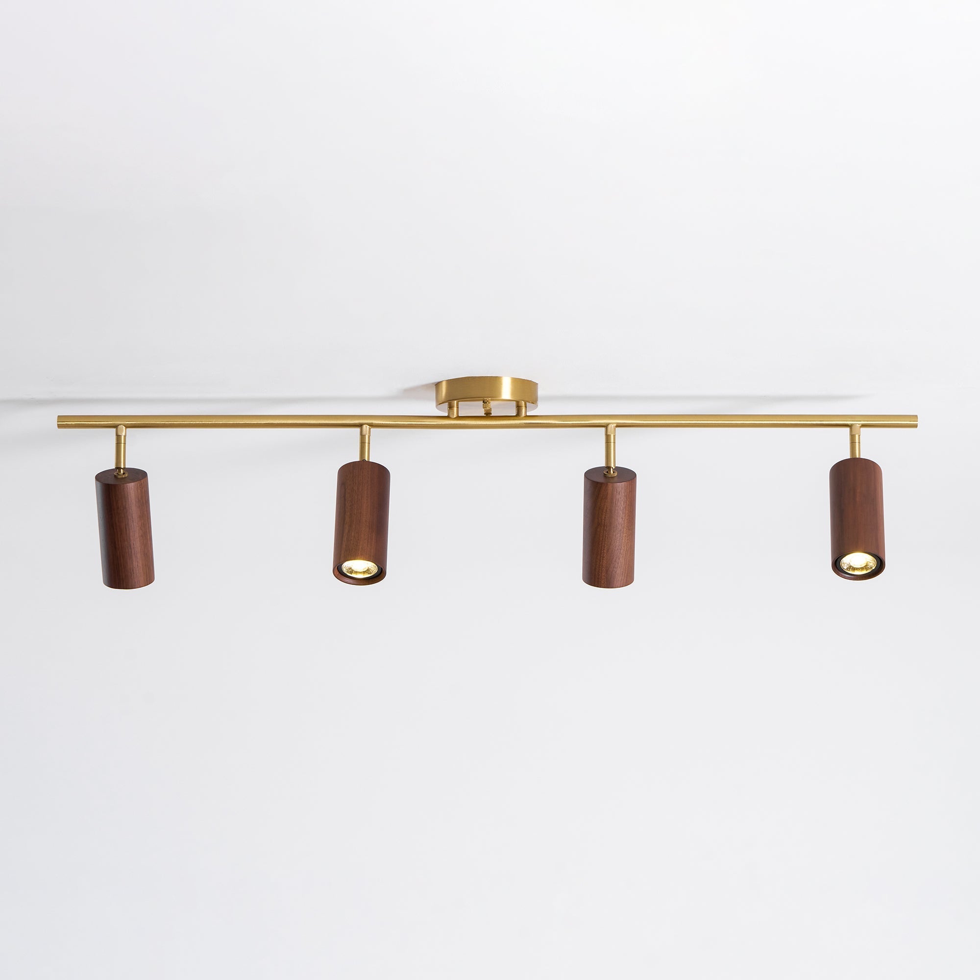 Caspwell Wood Flush Mount Ceiling Light