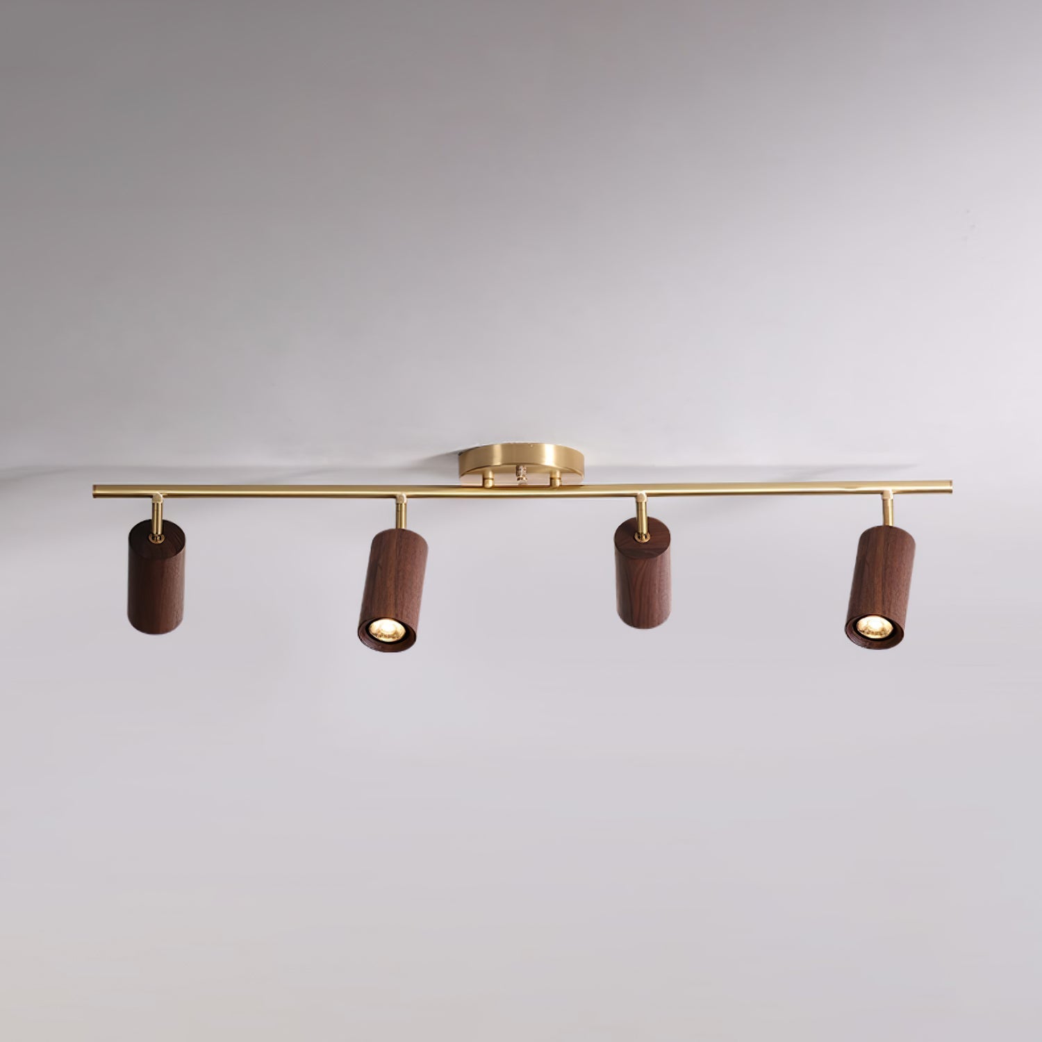 Caspwell Wood Flush Mount Ceiling Light