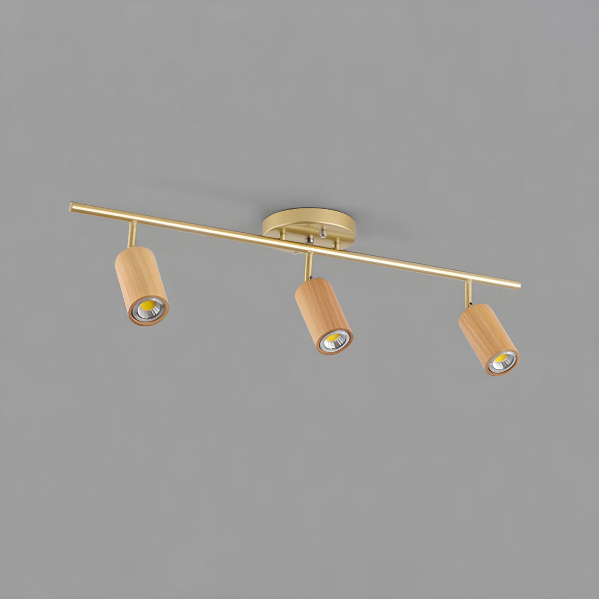Caspwell Wood Flush Mount Ceiling Light