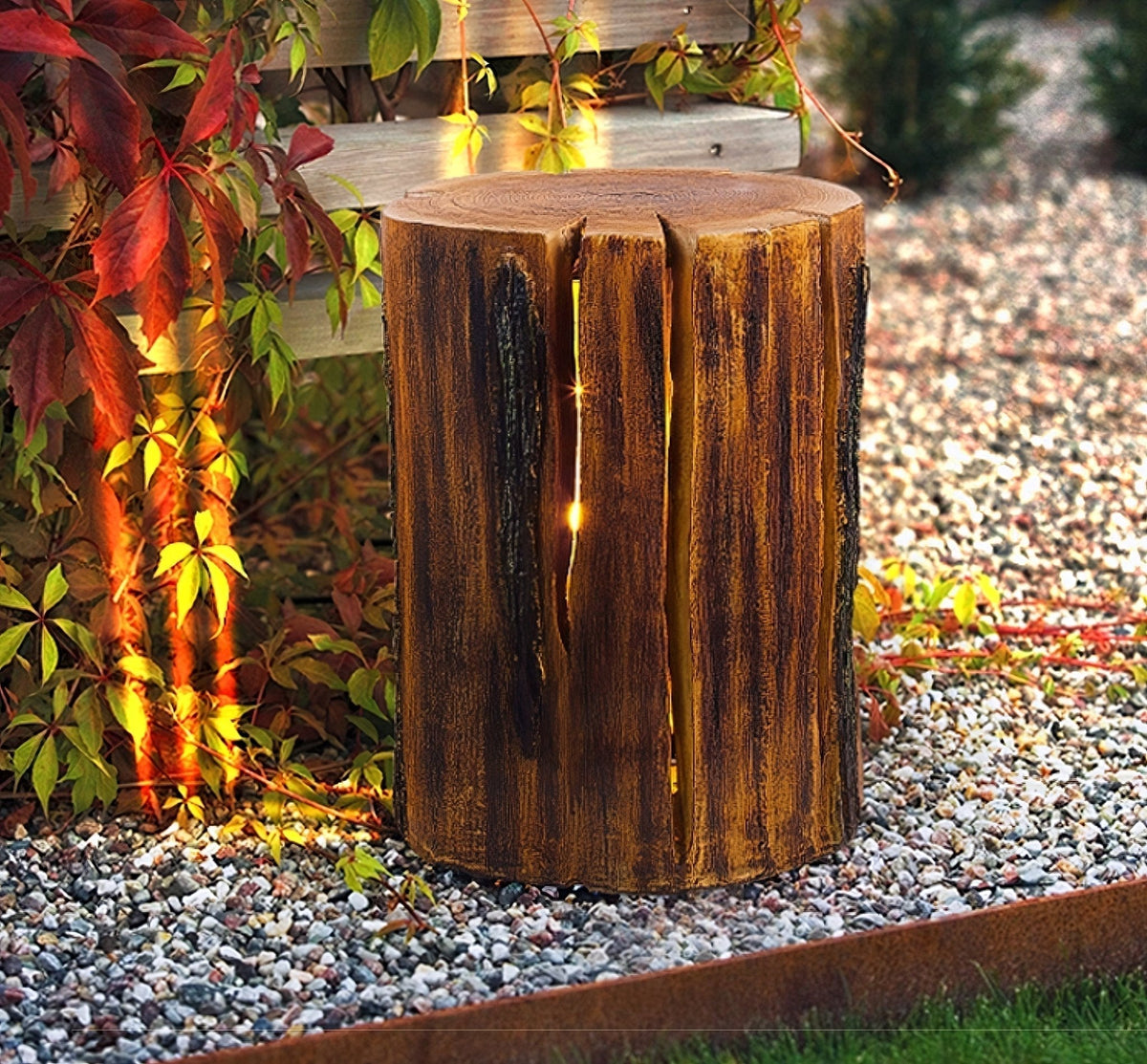 Lemn Log Outdoor LED Light