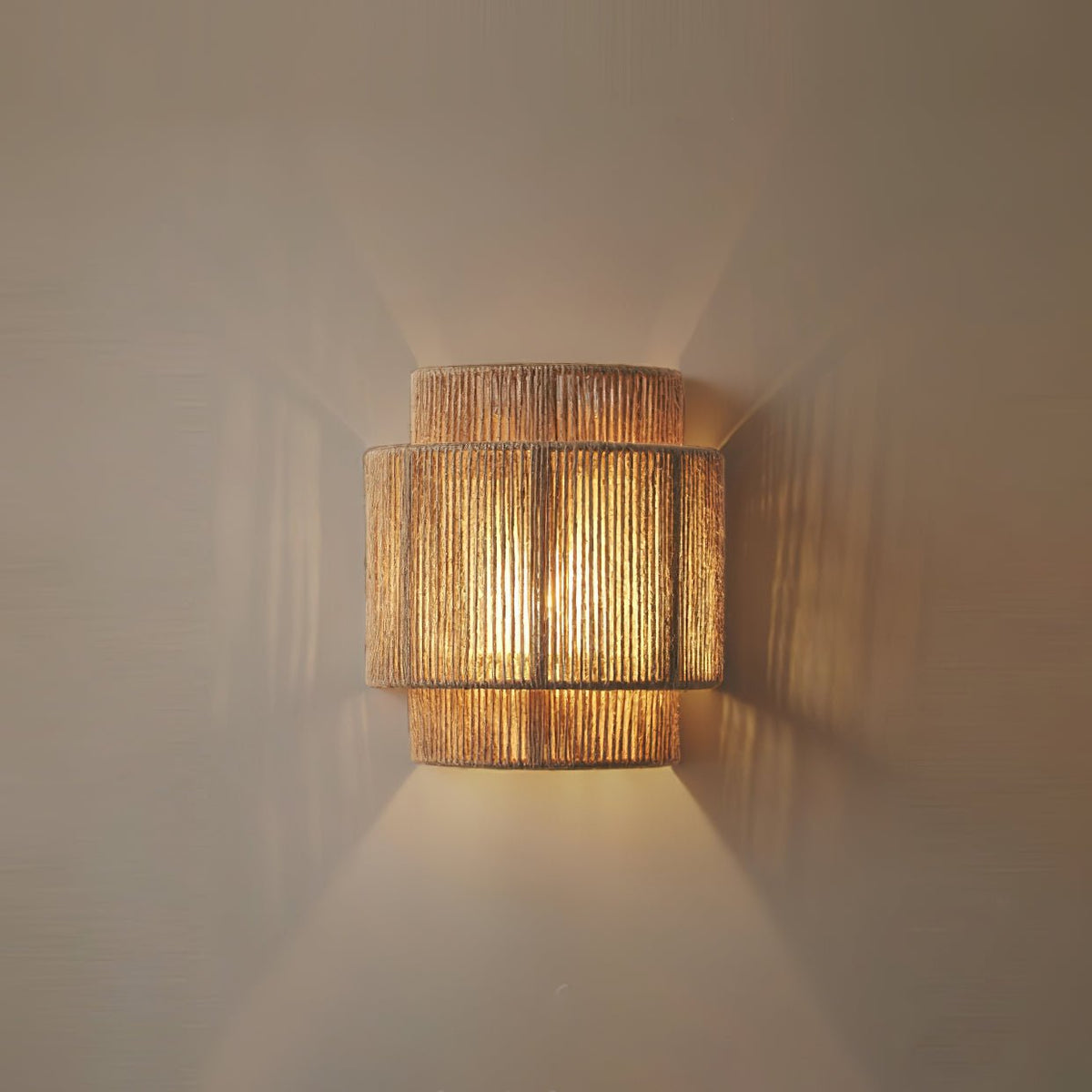 Velivaria Wall Lamp Rustic Weave