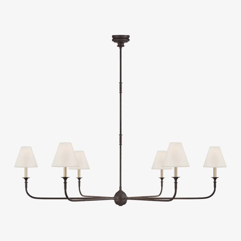 Silva Vintage Retro Chandeliers Living Room Brass - Neutral Decor