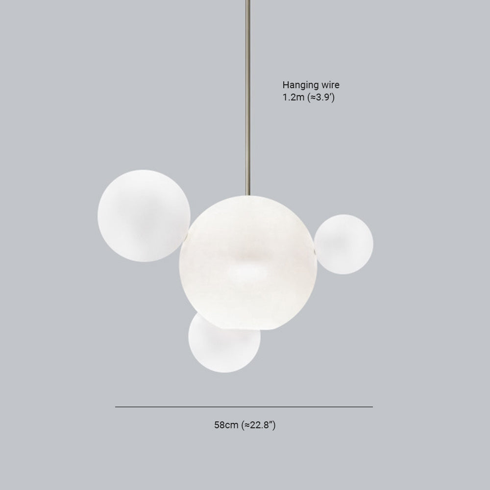 Valentina Modern Bubble Pendant Light - Neutral Decor