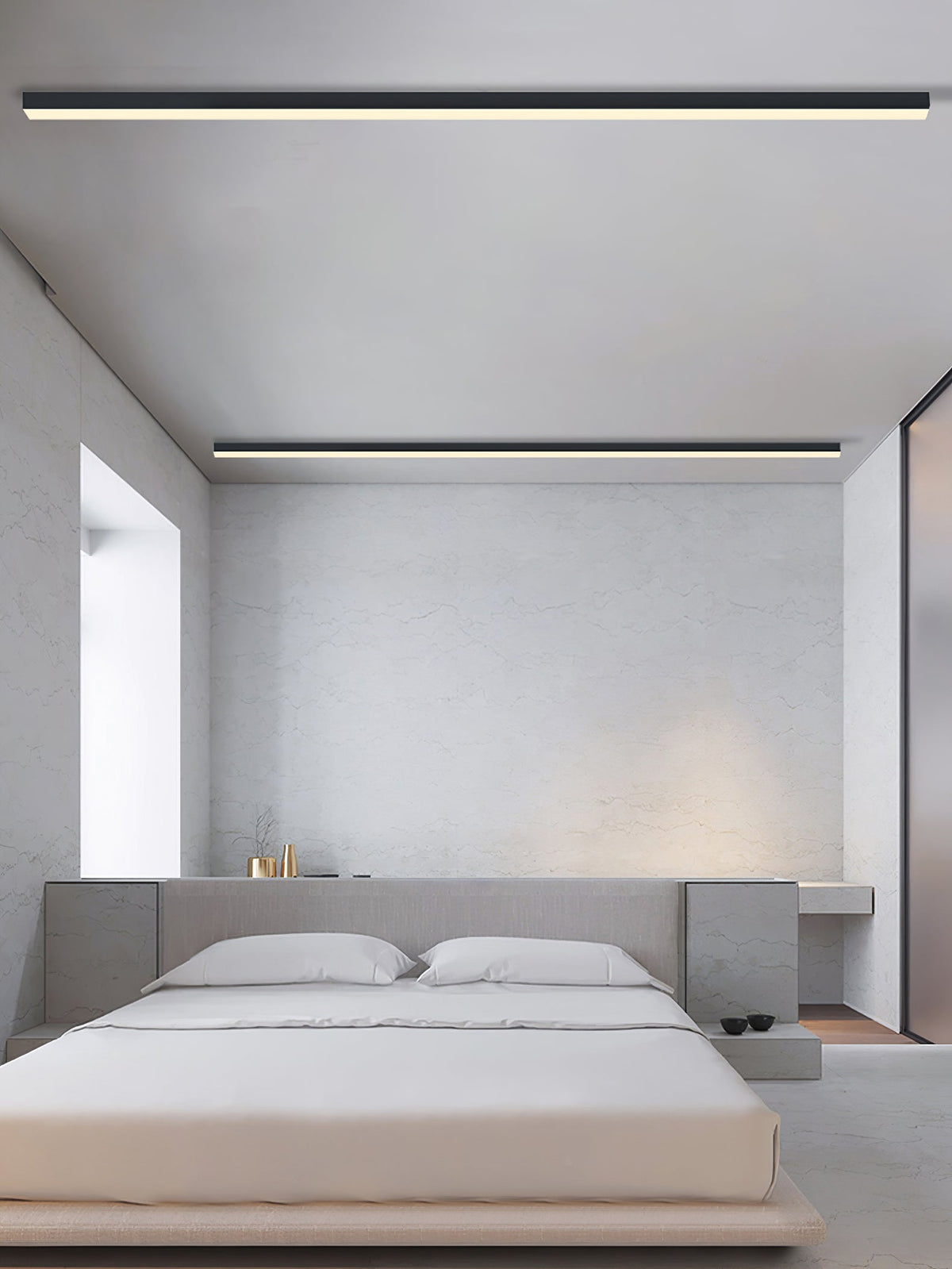 Line Modern Aluminum Floating Light
