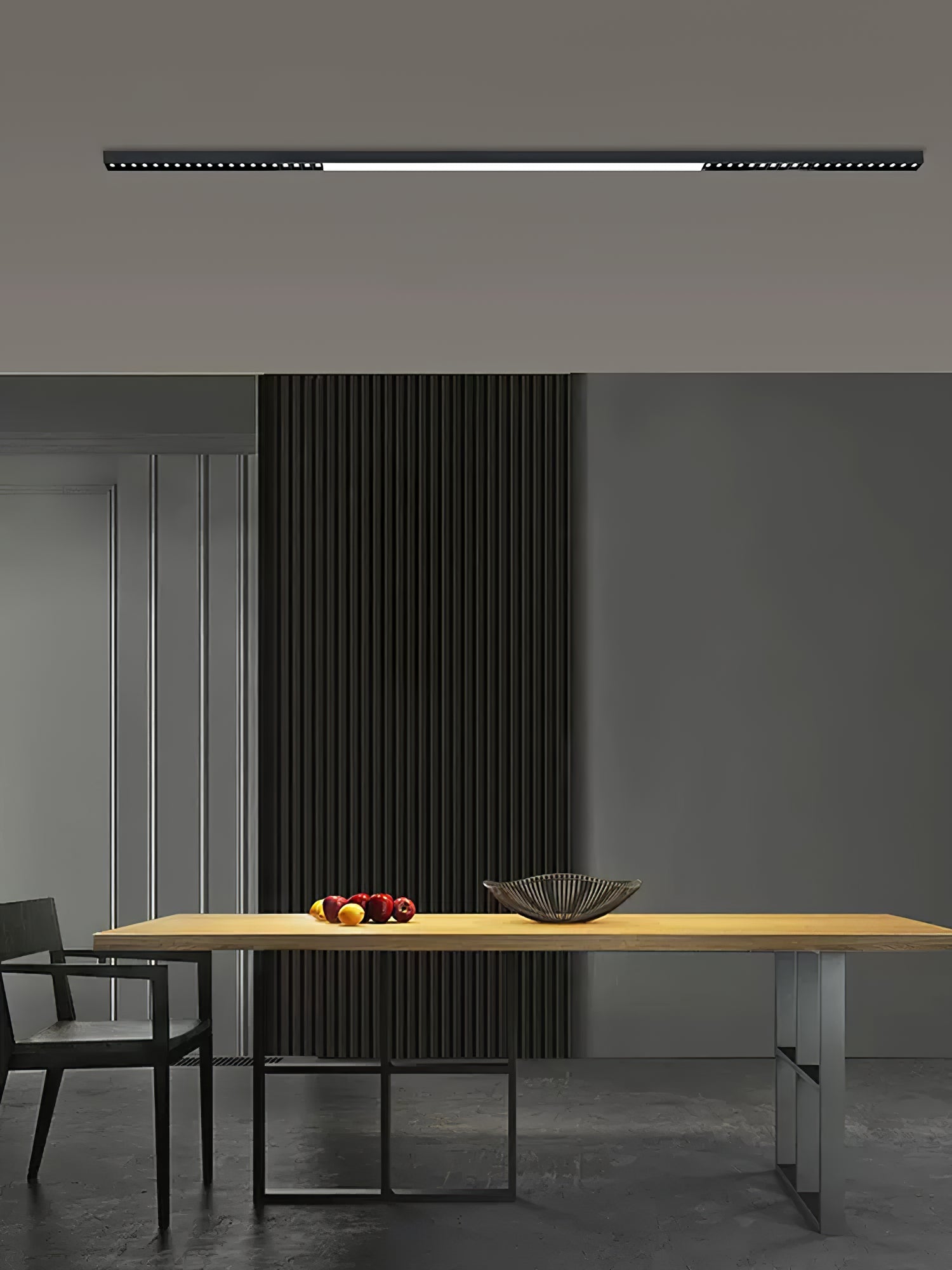 Line Modern Aluminum Floating Light