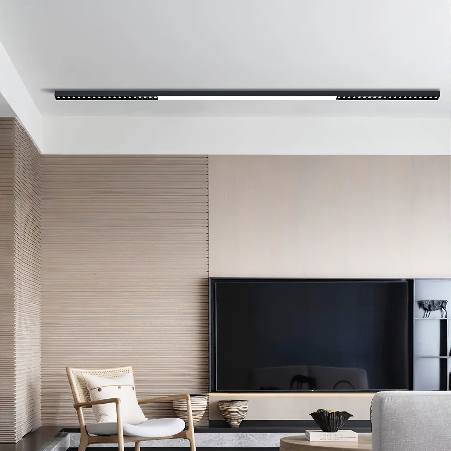 Line Modern Aluminum Floating Light