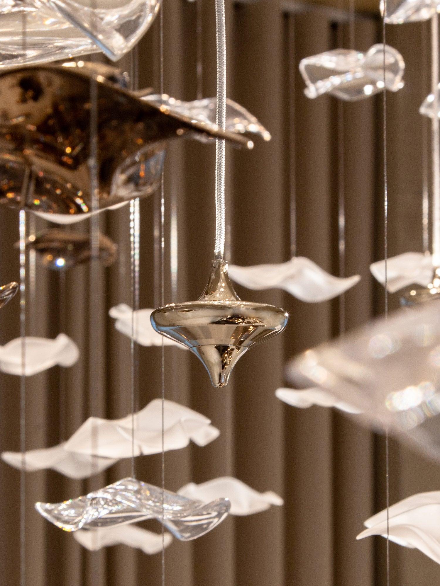 Lisk Luxury Brass Linear Chandelier