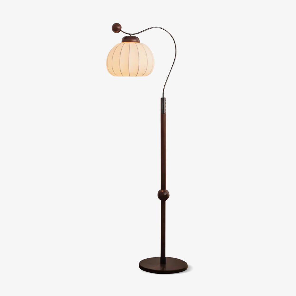 Devenor Silk Wood Floor Lamp