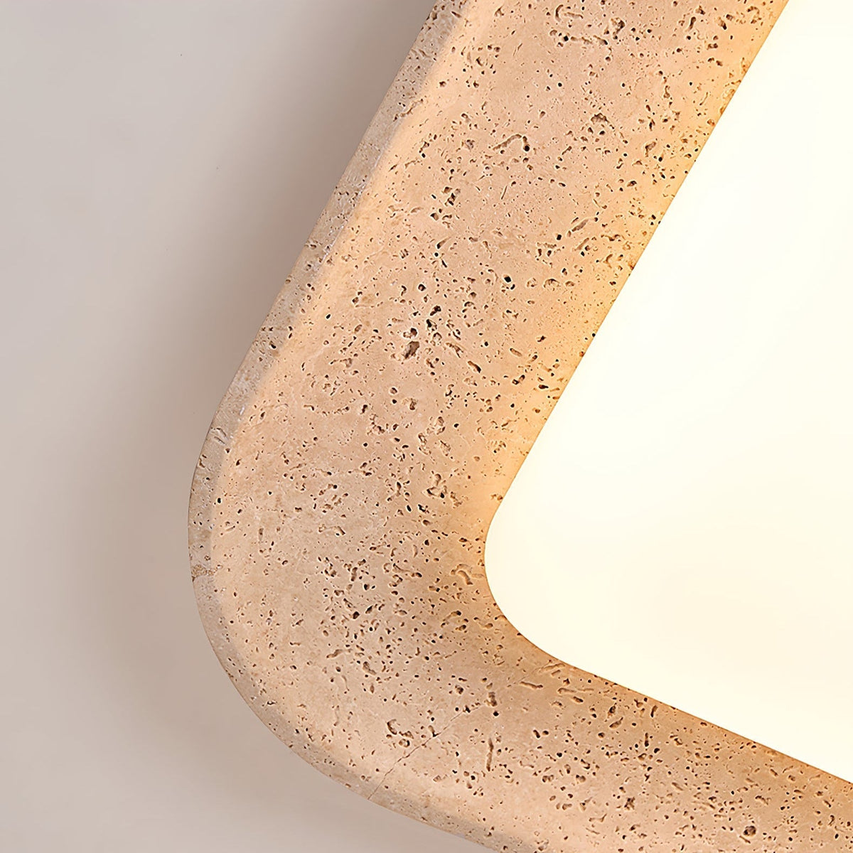 Zirke Travertine Ceiling Light