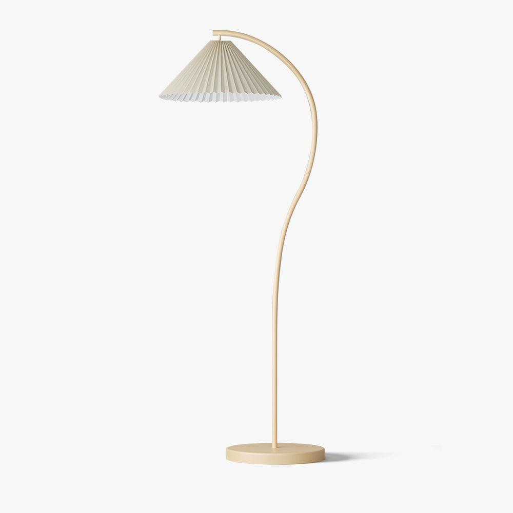 Mytalil Modern Curved Fabric Floor Lamp