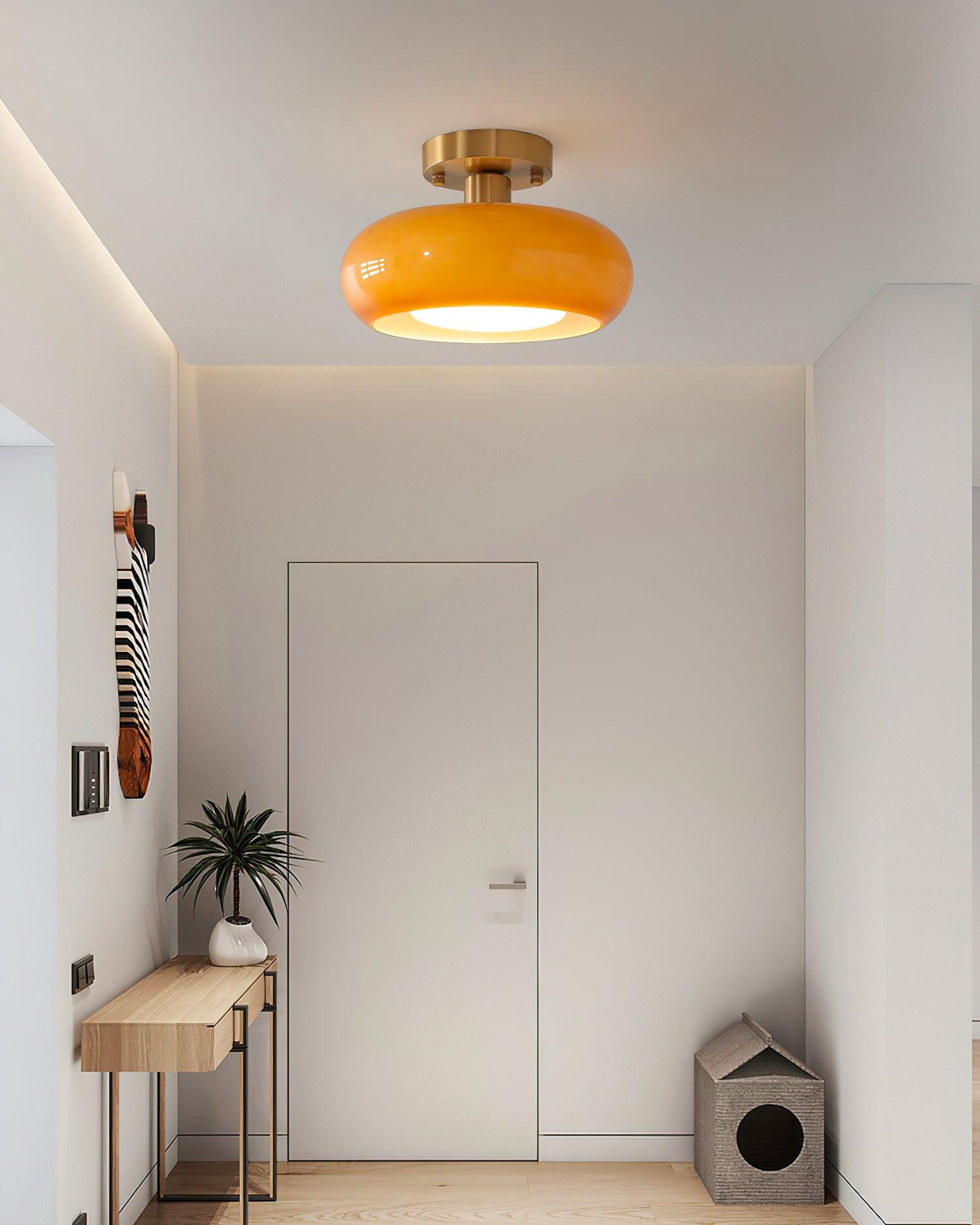 Aveline Glass Ceiling Light - Neutral Decor