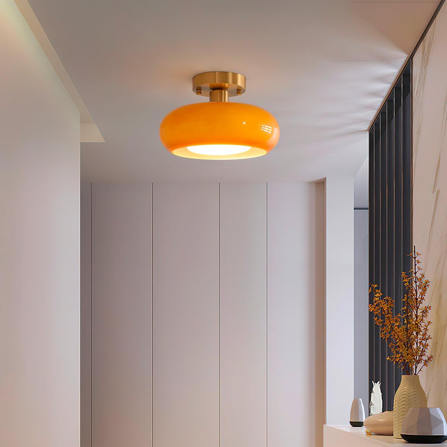 Aveline Glass Ceiling Light - Neutral Decor
