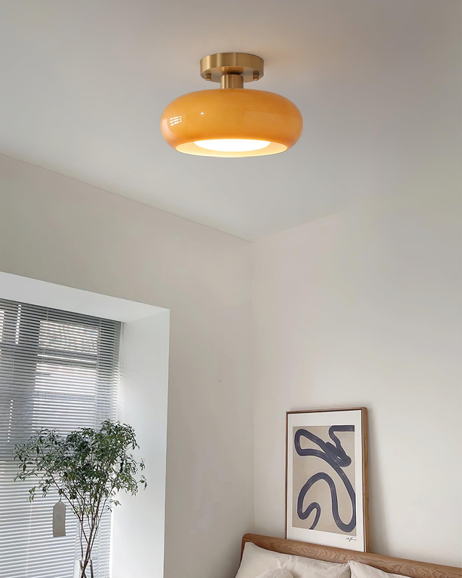 Aveline Glass Ceiling Light - Neutral Decor