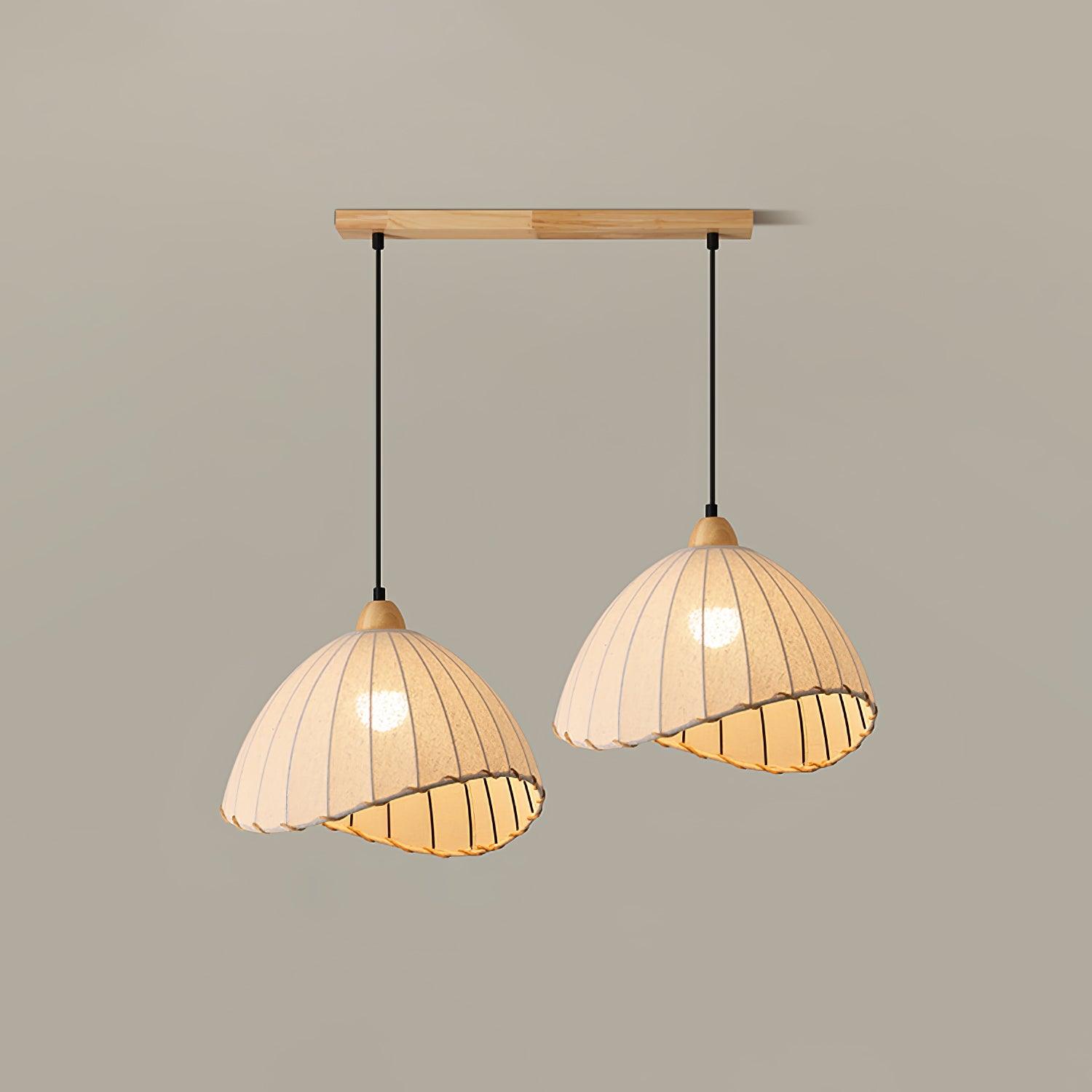 Shell Minimalist Wood Pendant Lamp