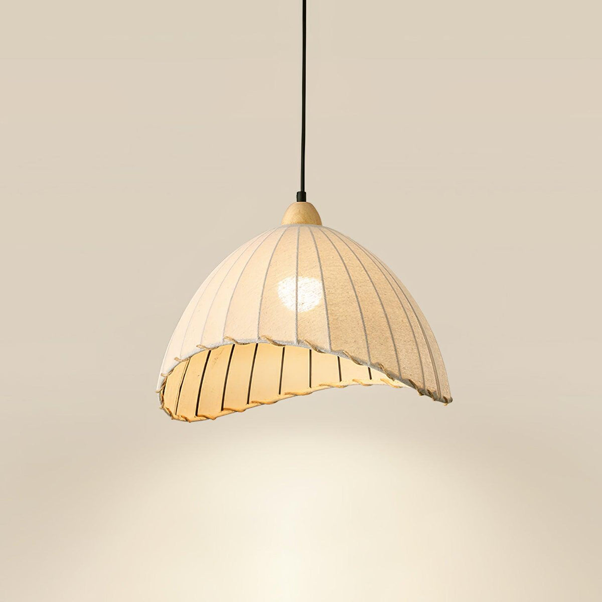 Shell Minimalist Wood Pendant Lamp