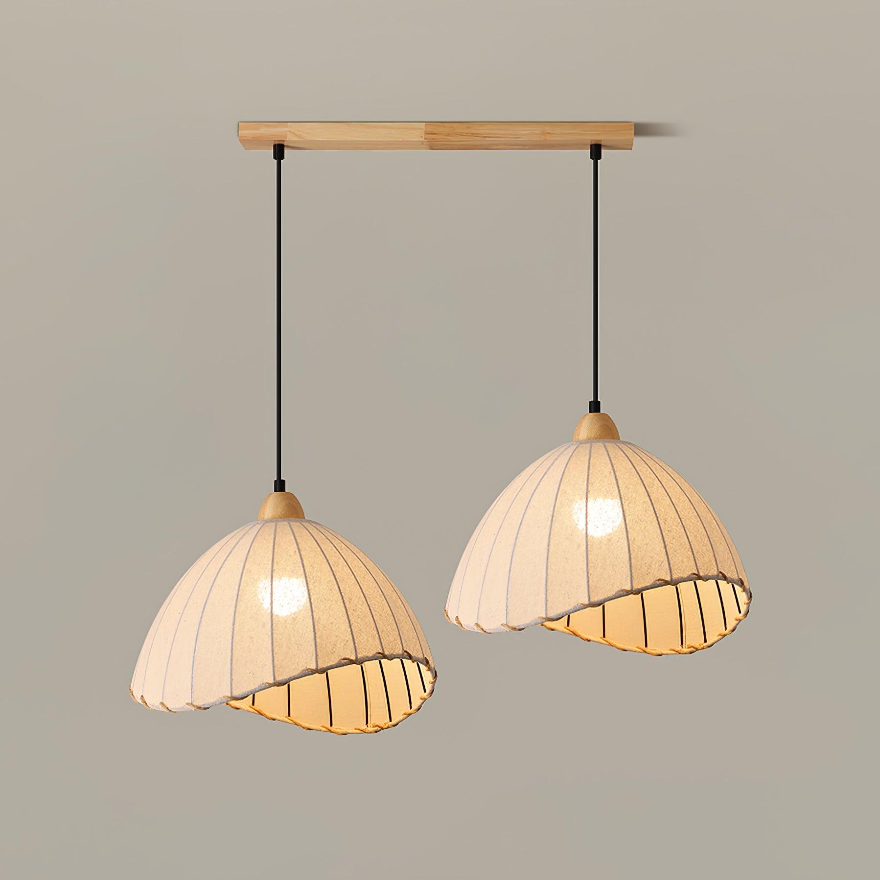 Shell Minimalist Wood Pendant Lamp