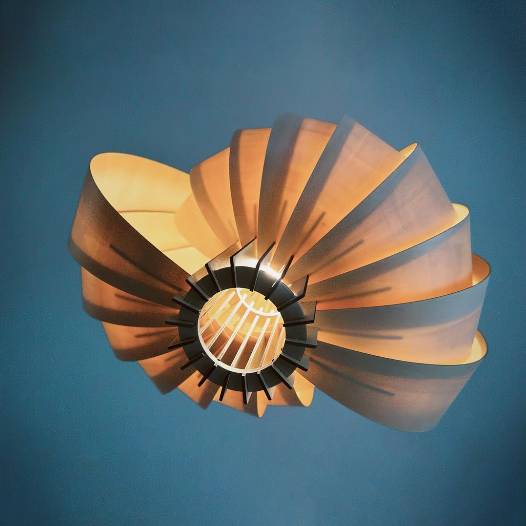 Ivraeus Premium Elegance Ring Wood Pendant Light